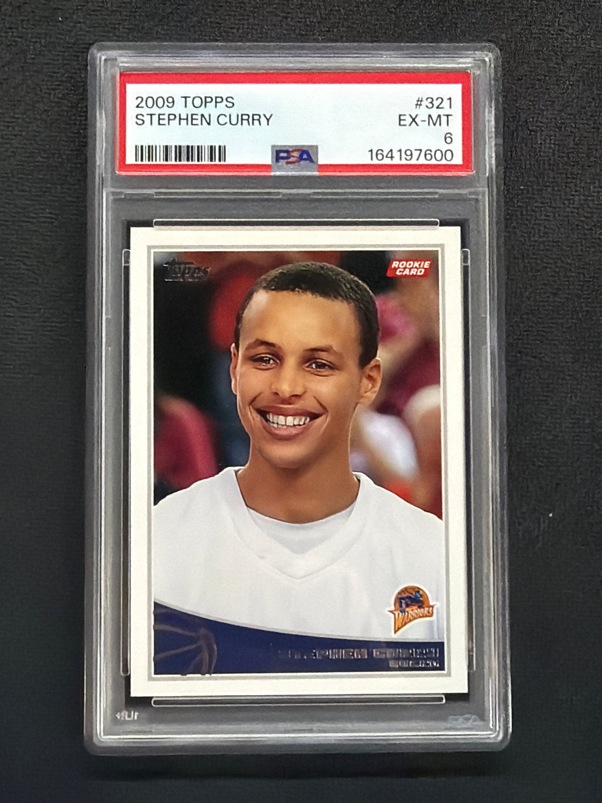 2009 Topps Stephen Curry Rookie #321 PSA 6 600