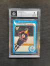 1979-80 Topps #18 Wayne Gretzky Rookie BGS 7
