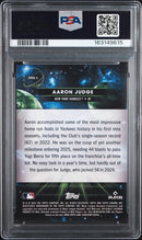 Aaron Judge 2025 Topps Cosmic Chrome Planetary Pursuit Earth PSA 8