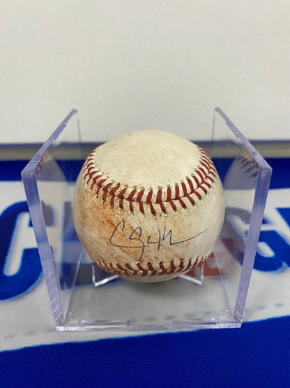 Clayton Kershaw Autographed MLB Game Used Pitch 08/27/13