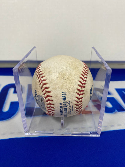 Clayton Kershaw Autographed MLB Game Used Pitch 08/27/13