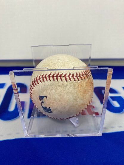 Clayton Kershaw Autographed MLB Game Used Pitch 08/27/13