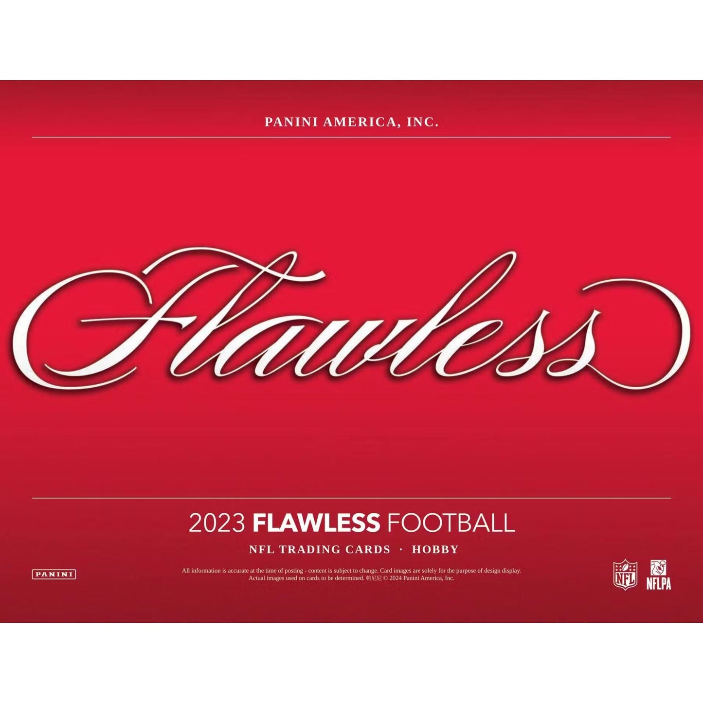 2023 Panini Flawless Football Hobby 2-Box Case