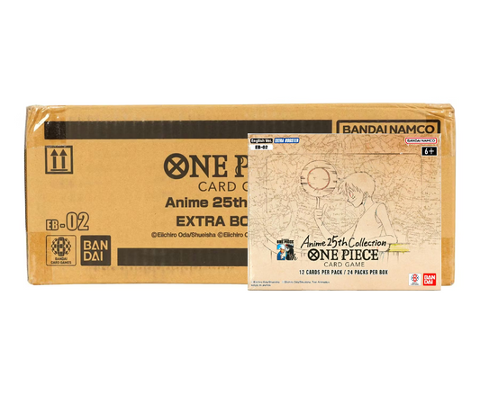 One Piece Extra Booster Anime 25th Collection (EB-02) Booster 12-Box Case