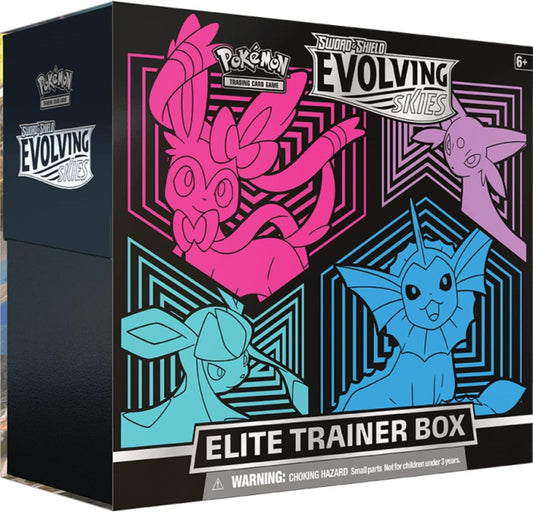 Pokemon Sword & Shield Evolving Skies Elite Trainer Box (Blue)