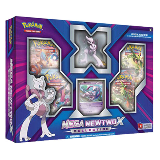Pokemon XY Breakthrough Mega Mewtwo X Figure Collection Box