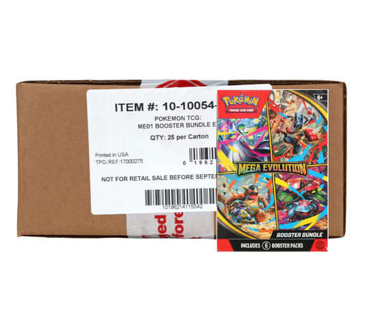 Pokemon Mega Evolution Booster Bundle 25-Box Case