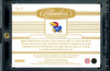 2022/23 Panini Flawless Collegiate Ochai Agbaji Rookie RPA Logo 1/1 Kansas