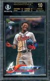 2018 Topps Chrome Update Ronald Acuna Jr. Rookie BGS 10 Black Label Braves
