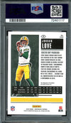 2020 Panini Contenders Jordan Love Rookie Auto Variation FOTL Red PSA 9 Packers