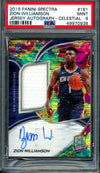 2019/20 Panini Spectra Zion Williamson Rookie RPA /49 PSA 9 Pelicans
