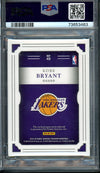 2015/16 National Treasures Kobe Bryant NBA Materials Game Used Patch /25 PSA 9 Lakers