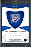 2022/23 Panini Crown Royale Shai Gilgeous-Alexander Silhouettes Patch Auto /10 Thunder