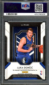 2018/19 Panini Prizm Luka Doncic Rookie Fast Break Auto PSA 10 Mavericks