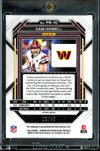 2022 Panini Chronicles Prizm Black Sam Howell Rookie Auto Green /49 Commanders