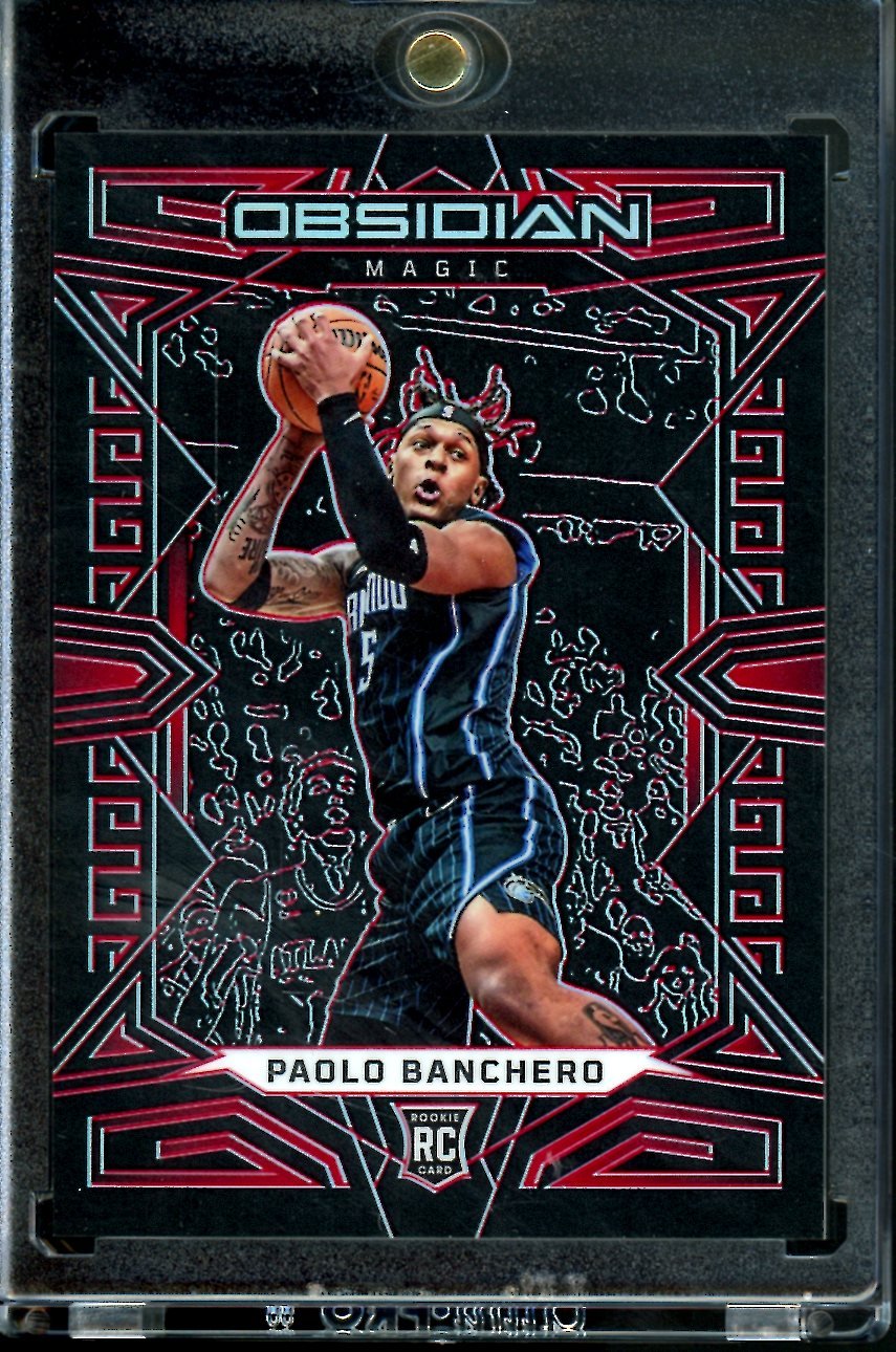 2022/23 Panini Obsidian Paolo Banchero Rookie Red Etch /5 Magic