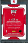 2021/22 Panini National Treasures Ayo Dosunmu Rookie Auto RPA /8 Bulls