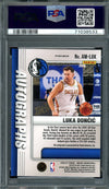 2020/21 Panini Mosaic Luka Doncic Auto PSA 9 Mavericks