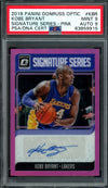 2018 Panini Optic Kobe Bryant Signature Series Auto Pink /25 PSA 9 Lakers