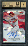 2017 Bowman's Best Mike Trout Atomic Refractor Auto /25 BGS 9.5 Angels