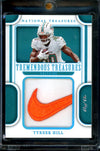 2022 Panini National Treasures Tyreek Hill Tremendous Treasures 1/1 Nike Patch Dolphins