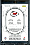 2022 Panini National Treasures Charles/Holmes/Allen/Okoye Quad Nike Patch 1/1 Chiefs