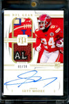 2022 Panini National Treasures Skyy Moore Rookie Auto RPA Gold /10 Chiefs