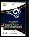 2017 Panini Select Cooper Kupp Rookie Field Level Tie-Dye /25 Rams