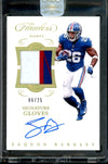 2018 Panini Flawless Saquon Barkley Rookie RPA Signature Gloves /25 Giants