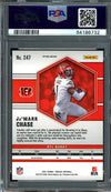 2021 Panini Mosaic Ja'Marr Chase Rookie NFL Debut White Sparkle PSA 10 Bengals