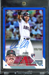 2023 Topps Chrome Corbin Carroll Rookie Auto Blue /150 Diamondbacks