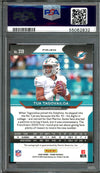 2020 Panini Prizm Tua Tagovailoa Rookie Auto Green Pulsar PSA 9 Dolphins