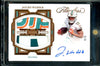 2022 Panini Flawless Jaylen Waddle Patch Auto Bronze /6 Dolphins
