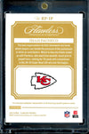 2022 Panini Flawless Isiah Pacheco Rookie Patch Green /5 Chiefs