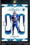 2022 Panini Flawless James Cook Rookie Dual Nike Swoosh Patch 1/1 Bills