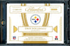 2022 Panini Flawless Troy Polamalu Distinguished Patch Auto Ruby /9 Steelers