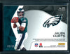 2020 Panini Spectra Jalen Hurts Rookie RPA Blue Disco /60 Eagles