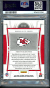 2022 Panini National Treasures Trent McDuffie Rookie NFL Shield 1/1 Patch Autograph PSA 9 Chiefs