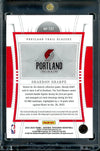 2022/23 Panini National Treasures Shaedon Sharpe Rookie True RPA /99 Trail Blazers