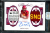 2023 Panini Flawless Collegiate Brock Purdy Patch Auto FOTL Pink /3 Iowa State