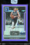 2022/23 Panini One & One Luka Doncic Purple /25 Mavericks