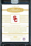 2023 Panini Flawless Collegiate Caleb Williams Prospect Card Patch Auto Gold /10 USC