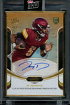 2024 Topps Now Rookie Campaign Jayden Daniels Rushing Yards Auto Orange /25 Commanders