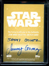 2026 Topps Smugglers Outpost Han Solo Gold Foil Sketch Card Sammy Gomez