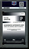2025 Bowman Draft Konnor Griffin Achromatic Autograph Gold /50 PSA 9 Pirates