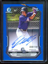 2026 Bowman Chrome Ethan Holliday Blue Refractor 1st Autograph /150 Rockies