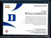 2019 Panini Immaculate Zion Williamson Tag Rookie Patch Autograph /5 Duke