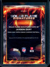 2025 Topps Cosmic Jaxson Dart Rookie Solar Flare Signatures Black /10 Giants