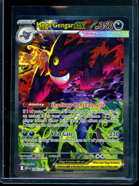 2026 Pokemon Ascended Heroes Mega Gengar EX 284/217