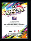 2025 Topps Resurgence Jaxson Dart Neon Initiates Rookie Autograph /25 Giants